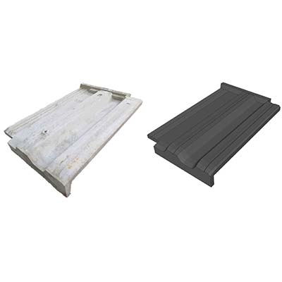 F-02  雙槽形-前口瓦